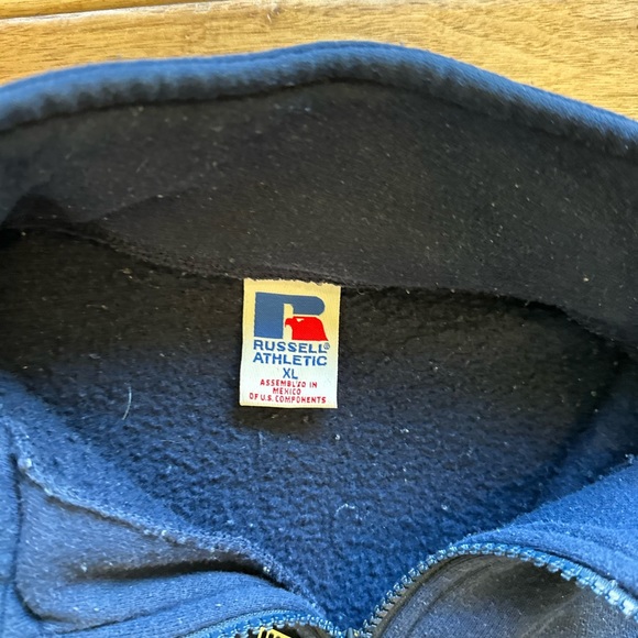 Vtg Russell athletic 1/4 zip sweatshirt - Picture 3 of 5